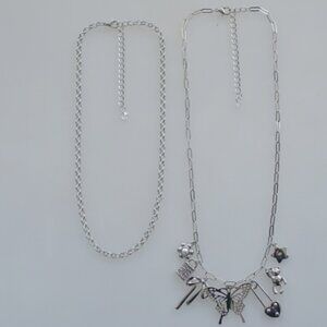 FREE PEOPLE Cosmic Curiosity Charm Necklace Set